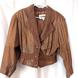 Chia 100% leather jacket